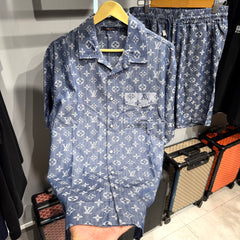 Turkish Shirt shorts set sws