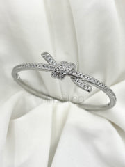 Silver double knot Bracelet