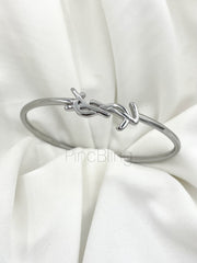 Silver Initial Bracelet