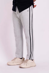 Grey strapped Trouser