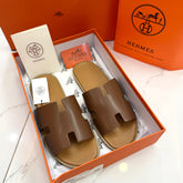 HERMES 'BROWN HIGH QUALITY SLIDE