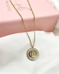 Golden Stone Necklace