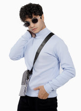 Turtle neck sky blue VESTOJ