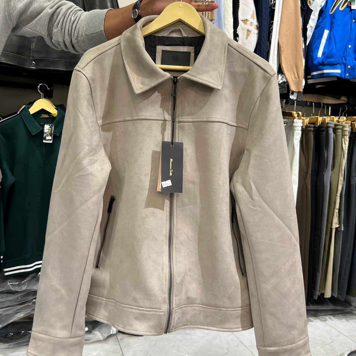 SUEDE IMPORTED PRD PUFFER JACKET