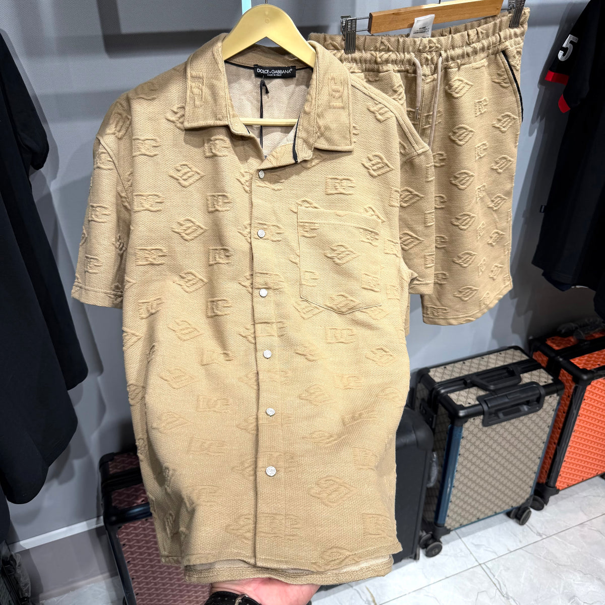 Turkish Shirt shorts set sws