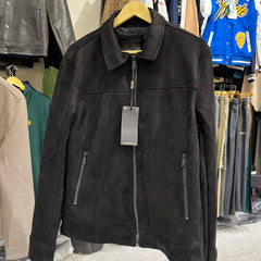 SUEDE IMPORTED PRD PUFFER JACKET