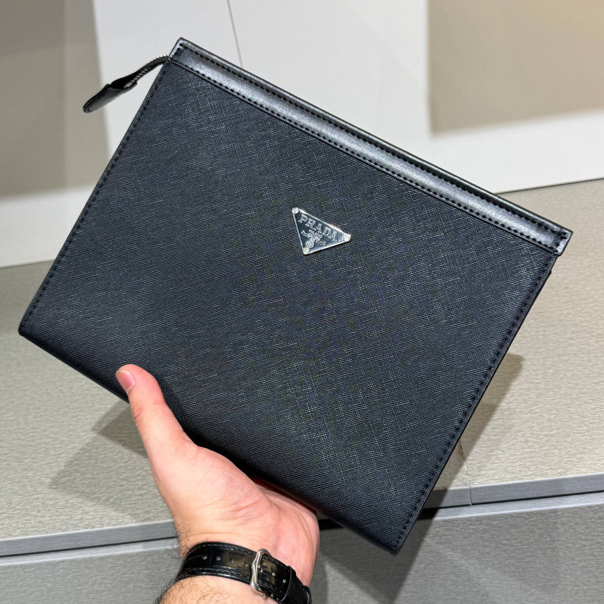 Trendy pouch premium Bag with box
