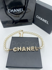 Branded luxe necklace