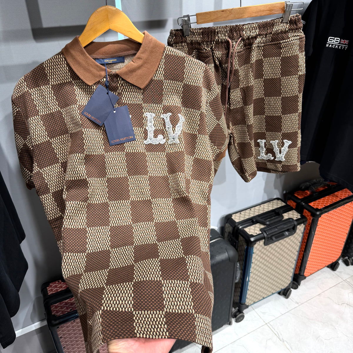 Turkish Shirt shorts set sws