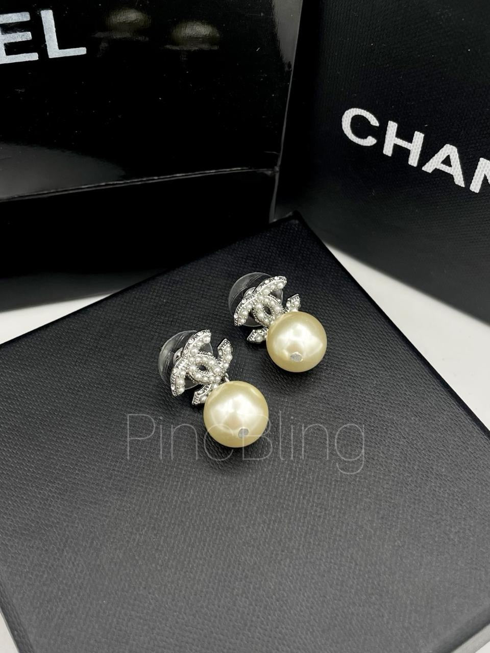 Crystal Pearl Earrings
