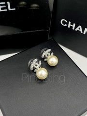 Crystal Pearl Earrings