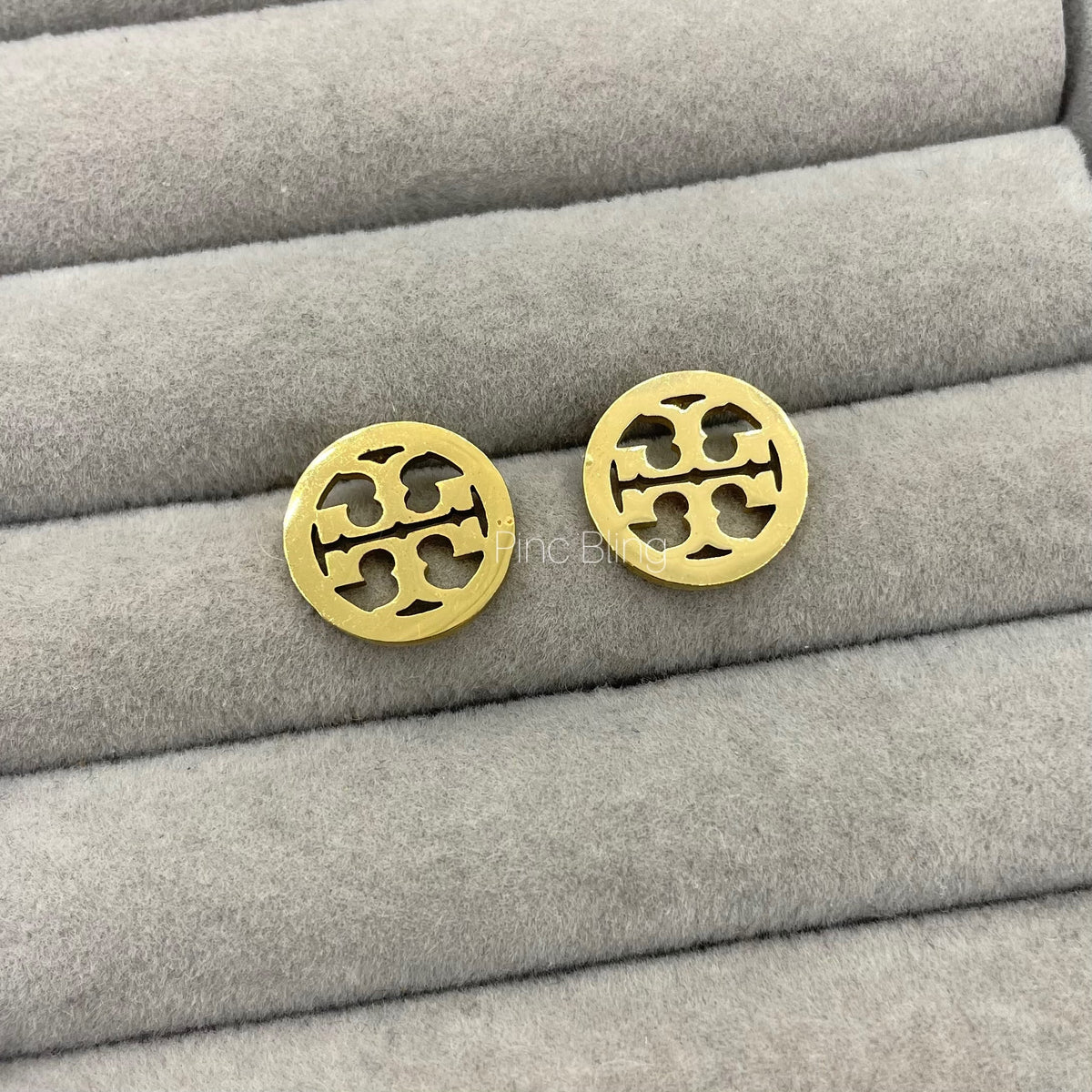 Branded ear stud