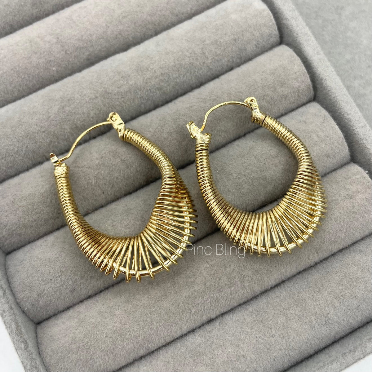 Trendy ear hoops small