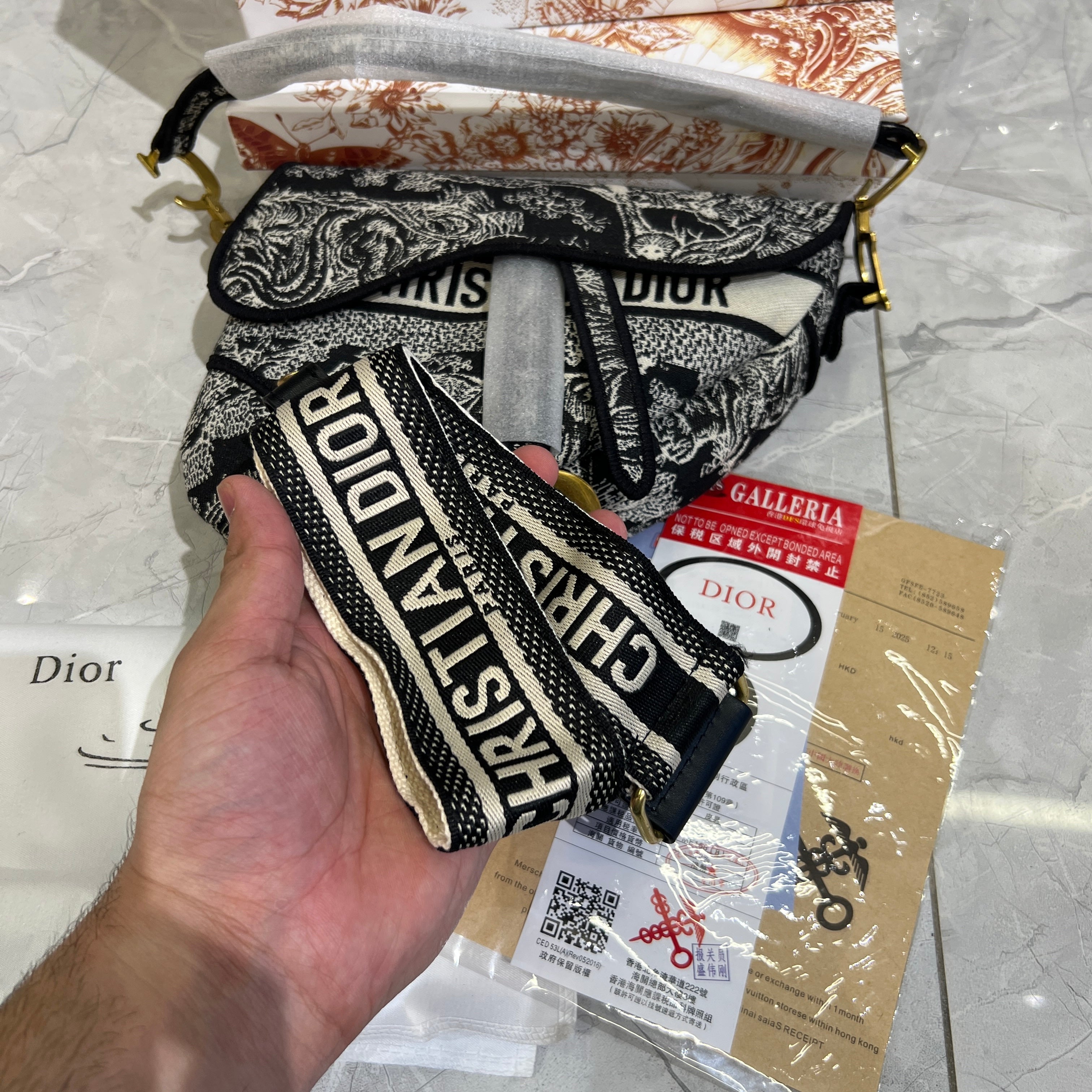 Monogram Saddle Bag