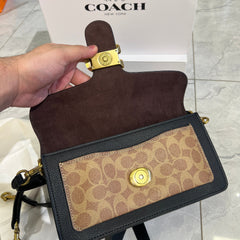 Branded Accent Satchel Bag