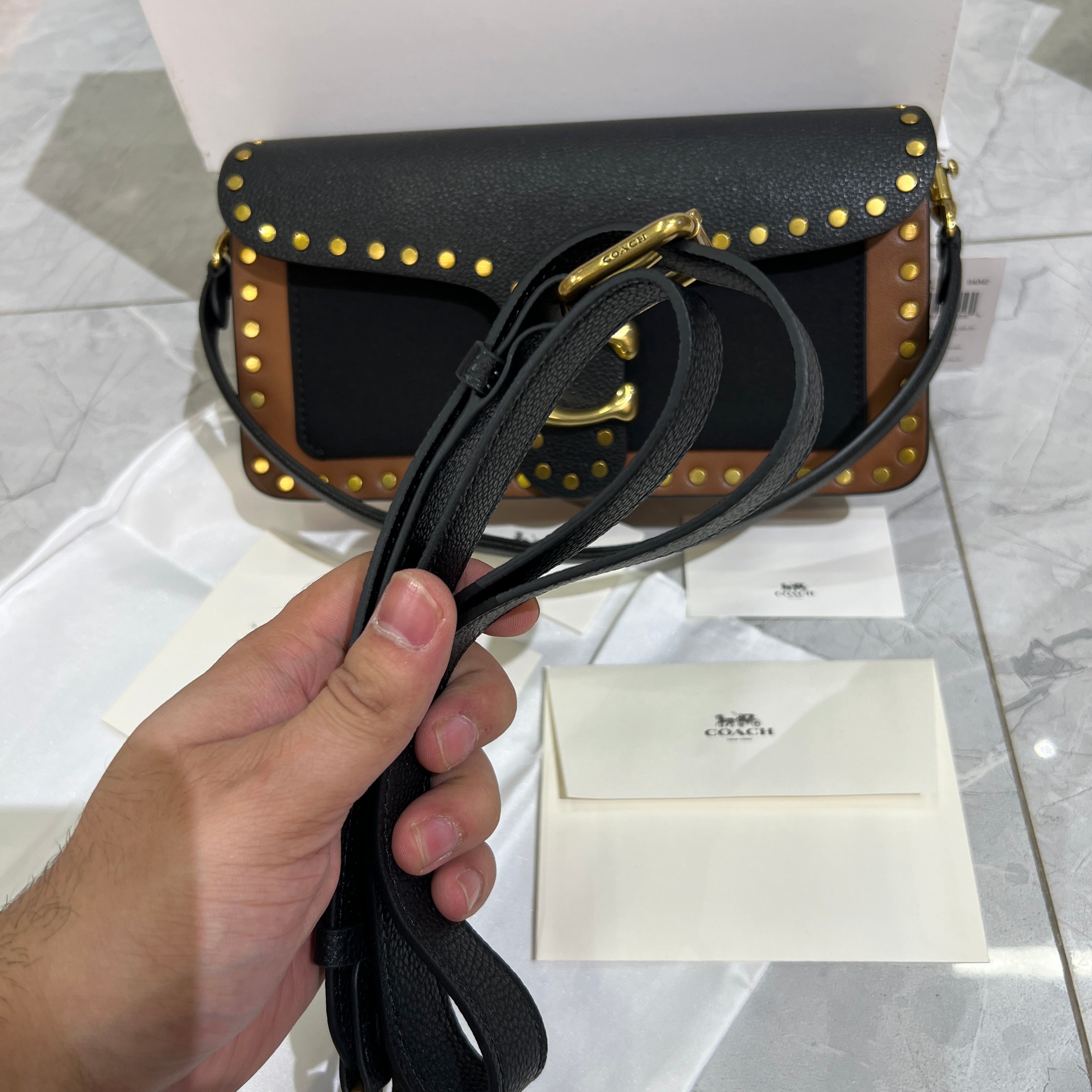 Branded Studded Bag