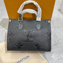 Charcoal Monogram Carryall Bag