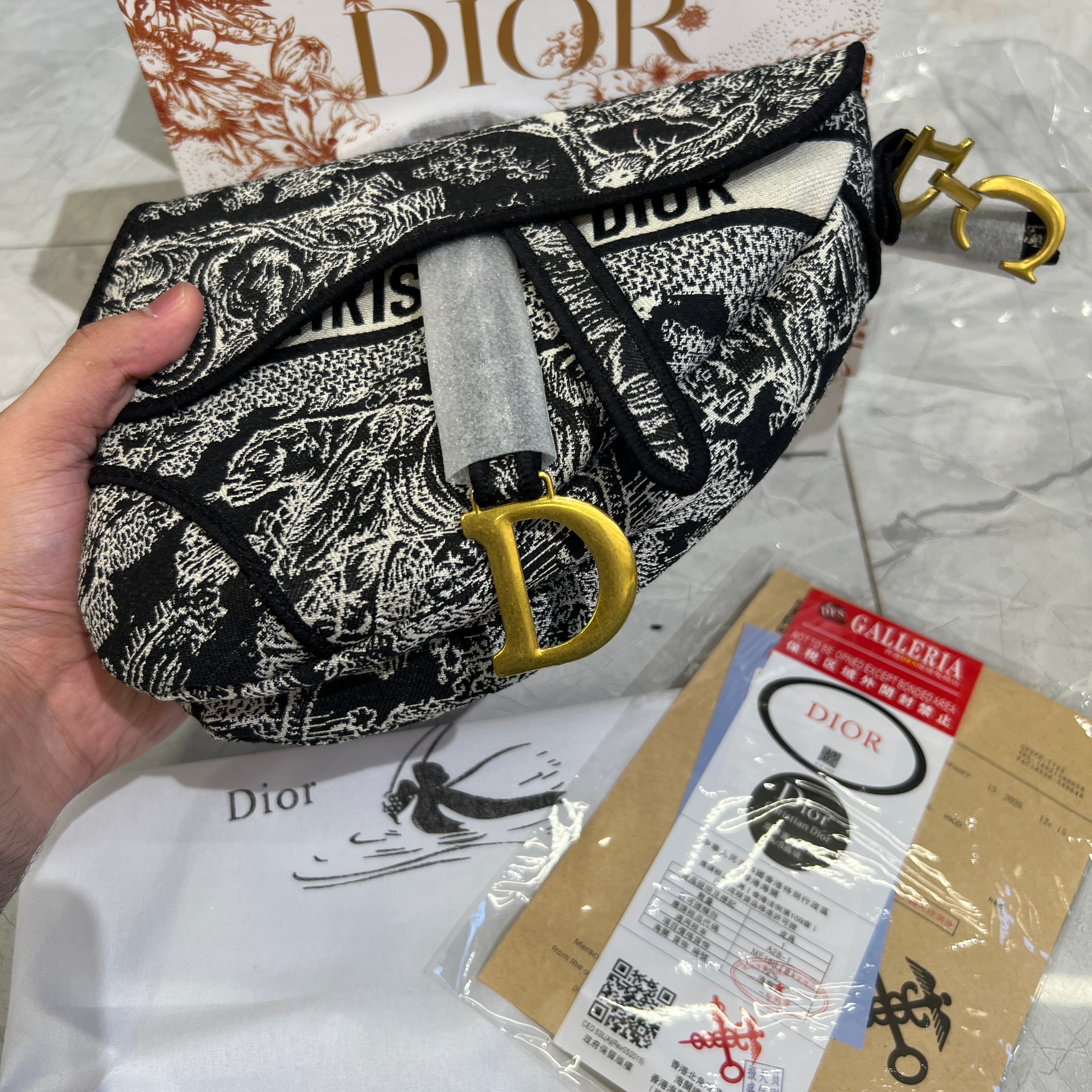 Monogram Saddle Bag