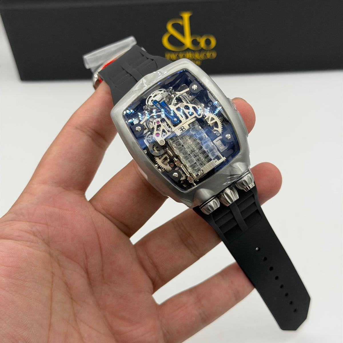 BUGATI MASTER PLUS WATCH AUTOMATIC WITH BOX