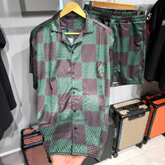 Turkish Shirt shorts set sws