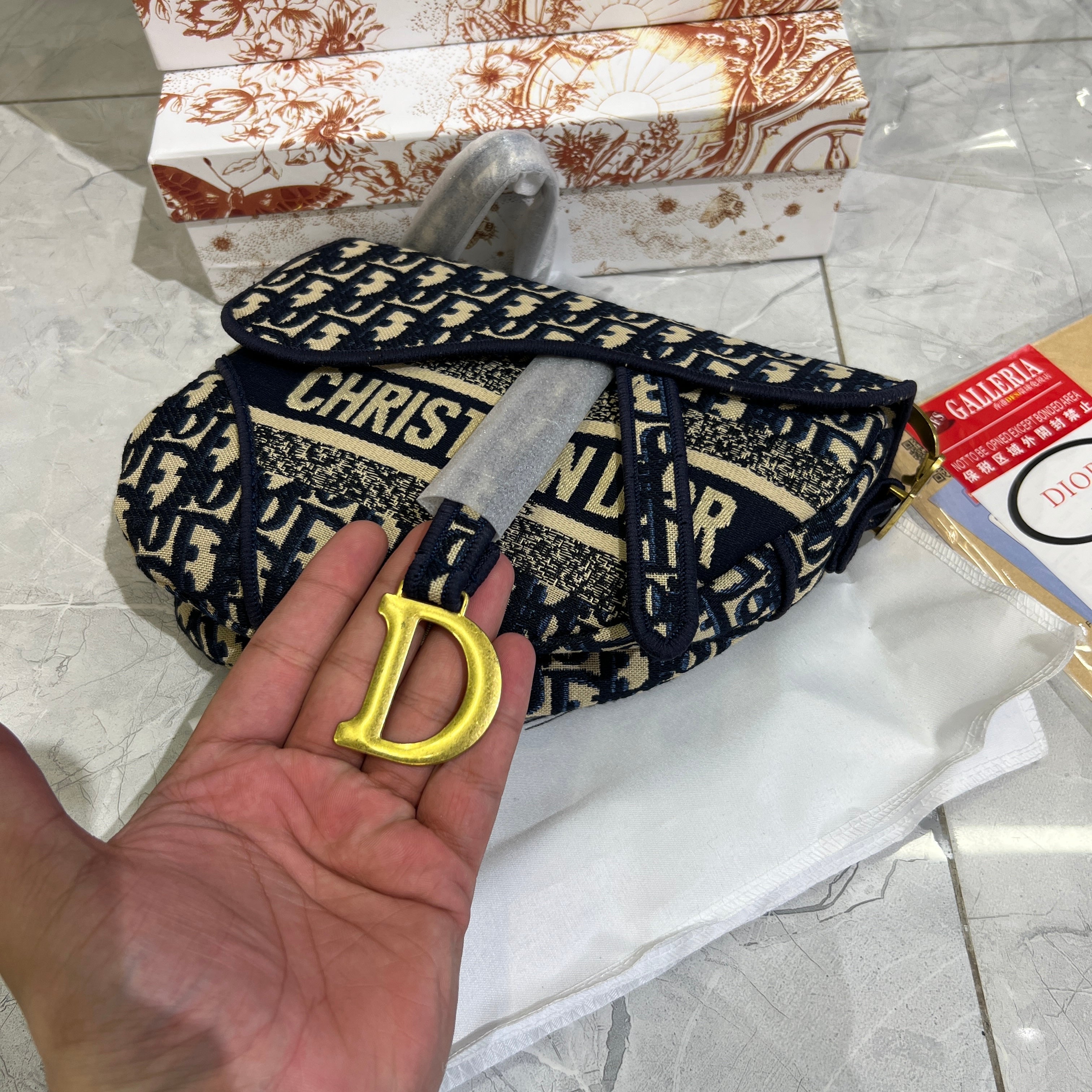 Monogram Saddle Bag