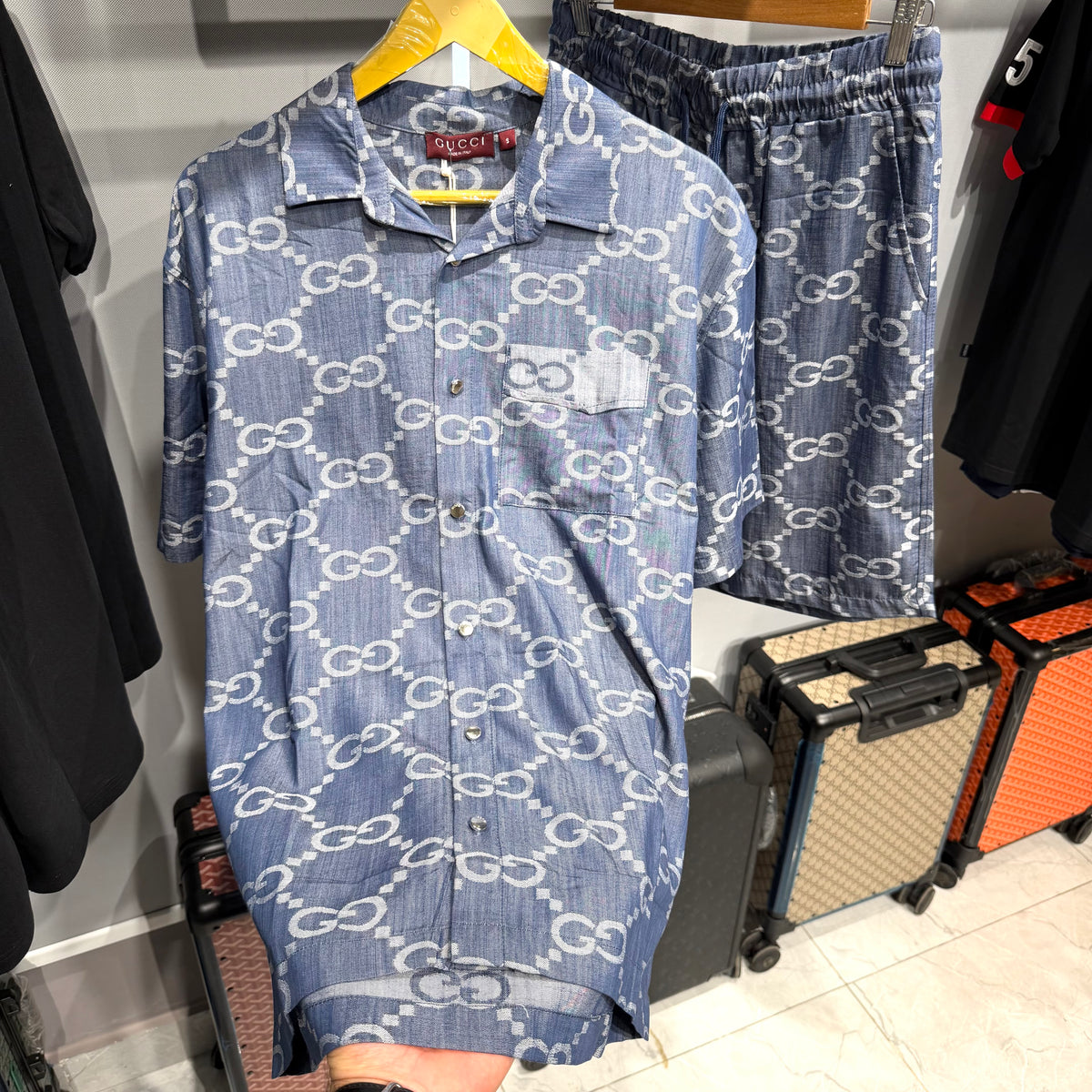 Turkish Shirt shorts set sws