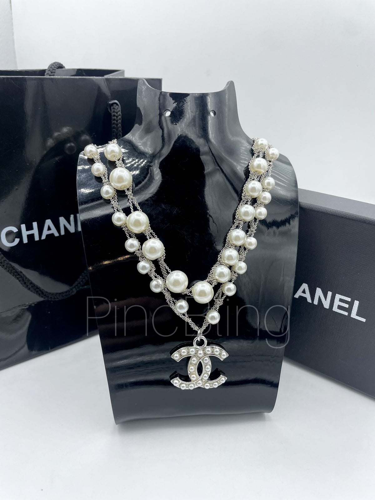 Luxe branded necklace