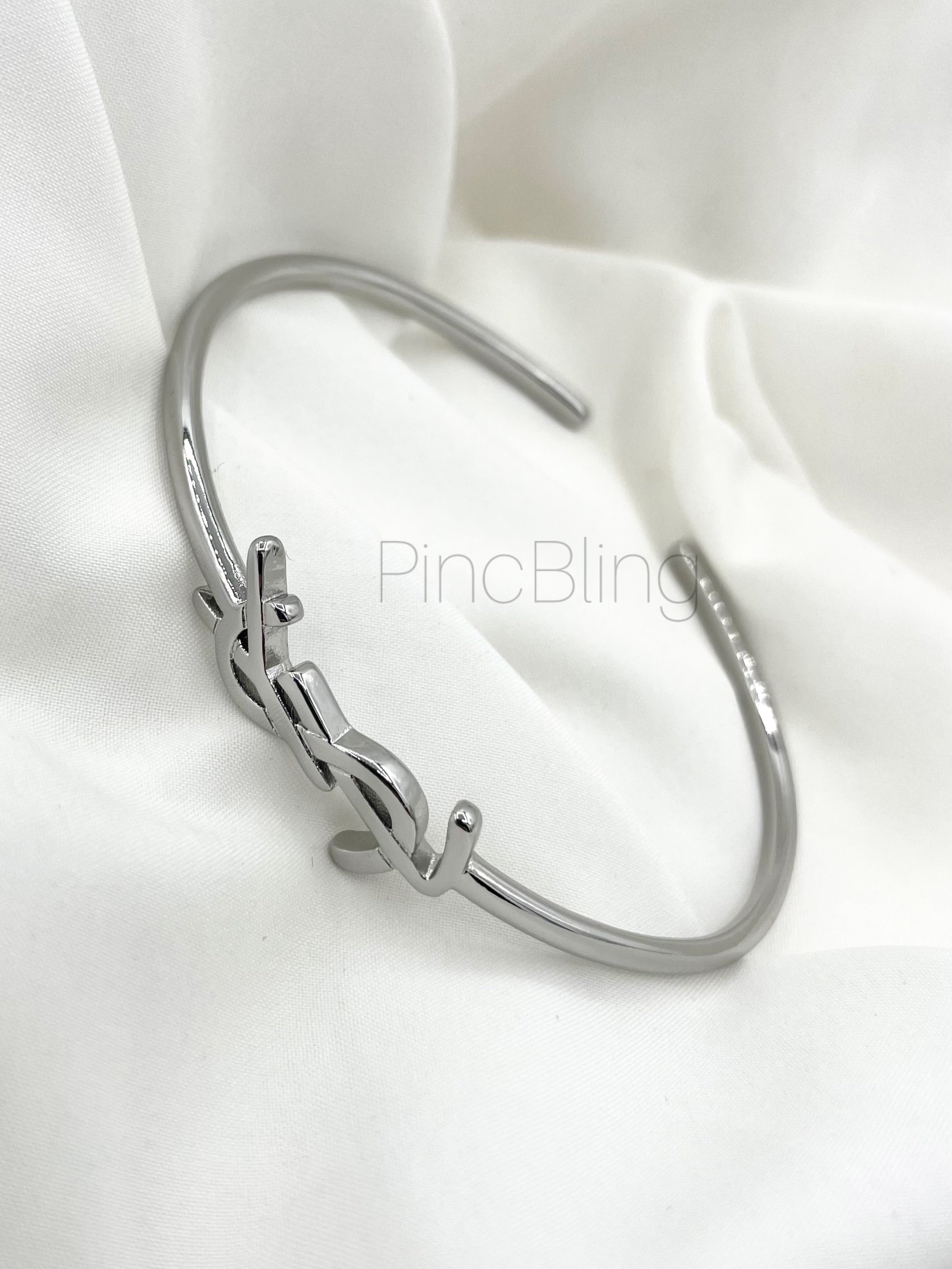 Silver Initial Bracelet