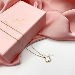 White clover necklace
