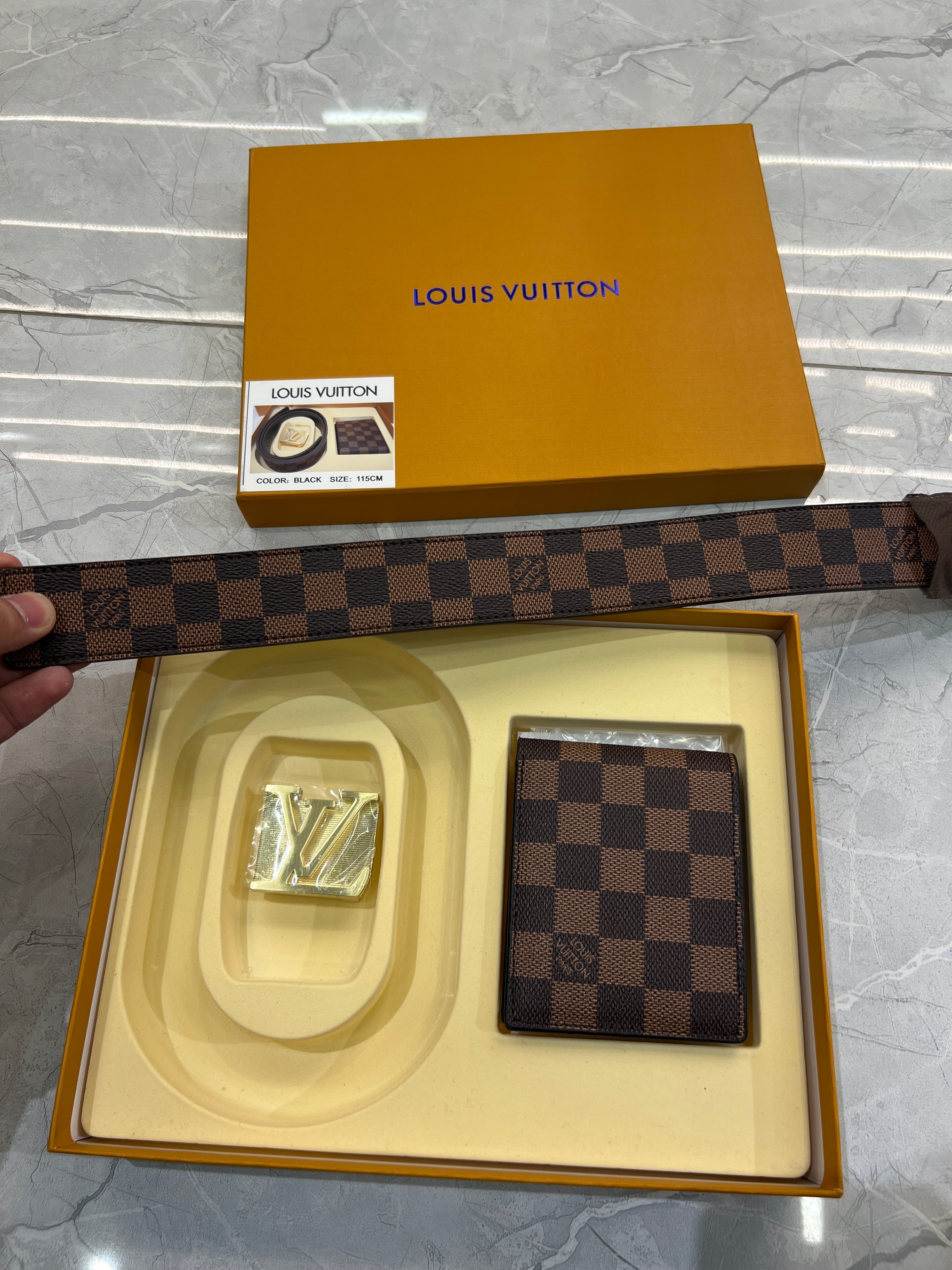 Wallet and belt Giftbox