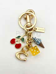 Lucky Dice & Ice-Cream Charm Keychain