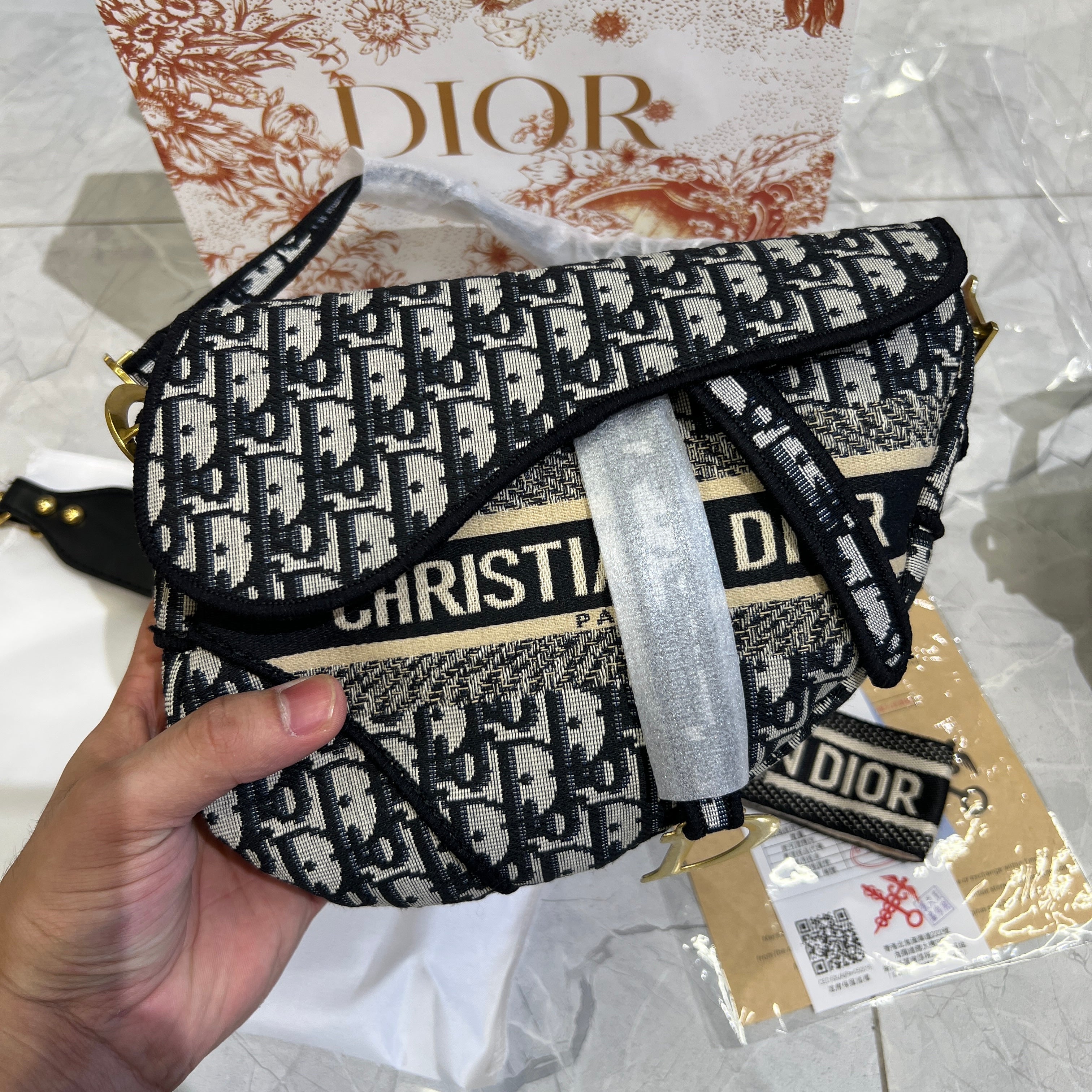 Monogram Saddle Bag