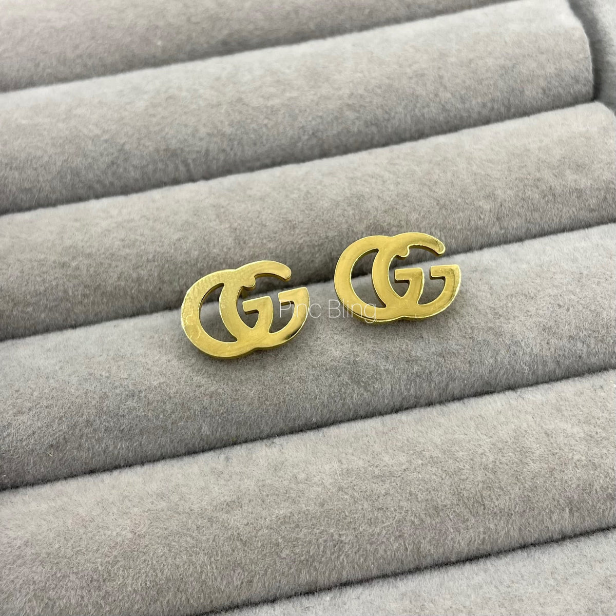 Iconic Letters Stud Earings