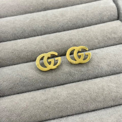 Iconic Letters Stud Earings