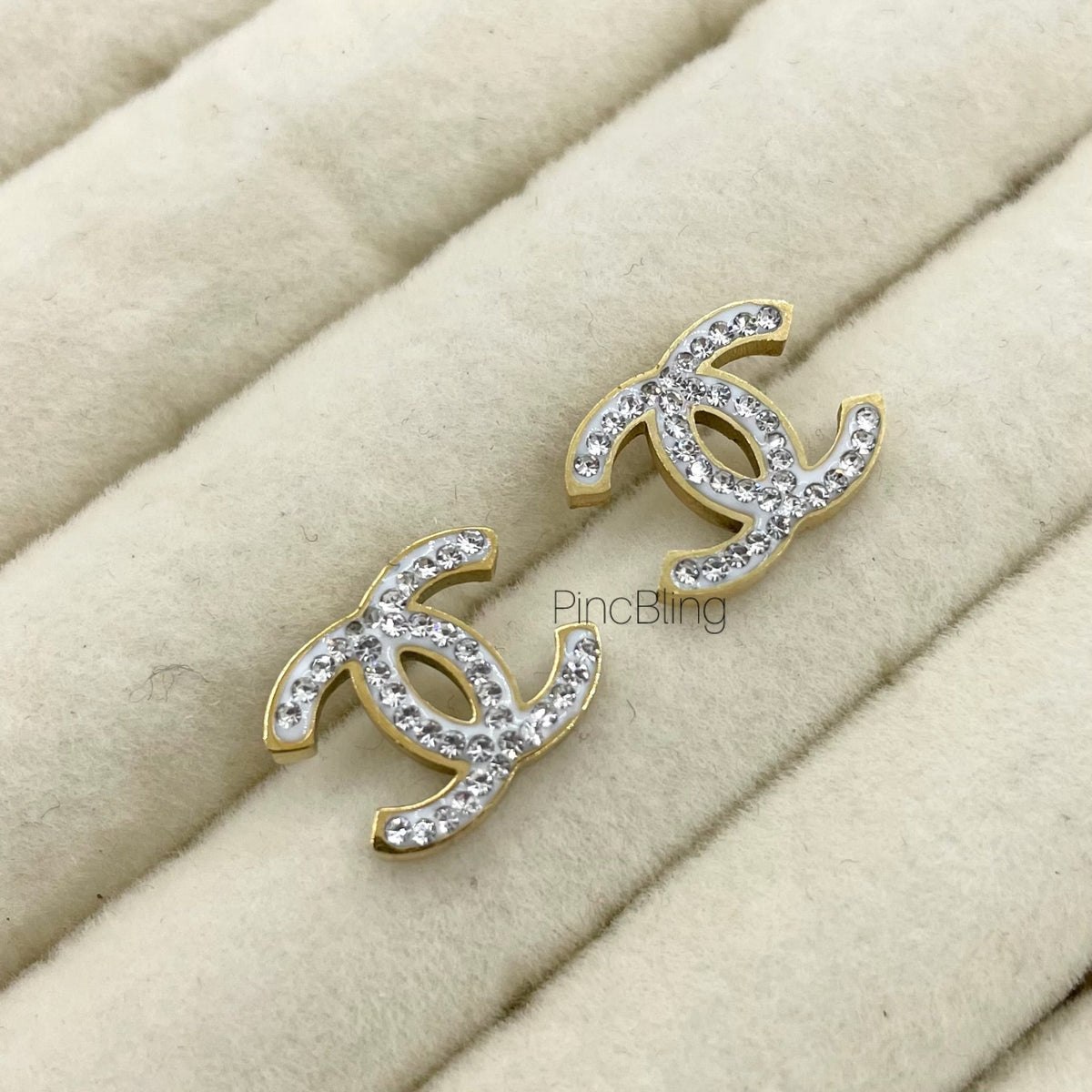 Crystal Duo Stud Earings