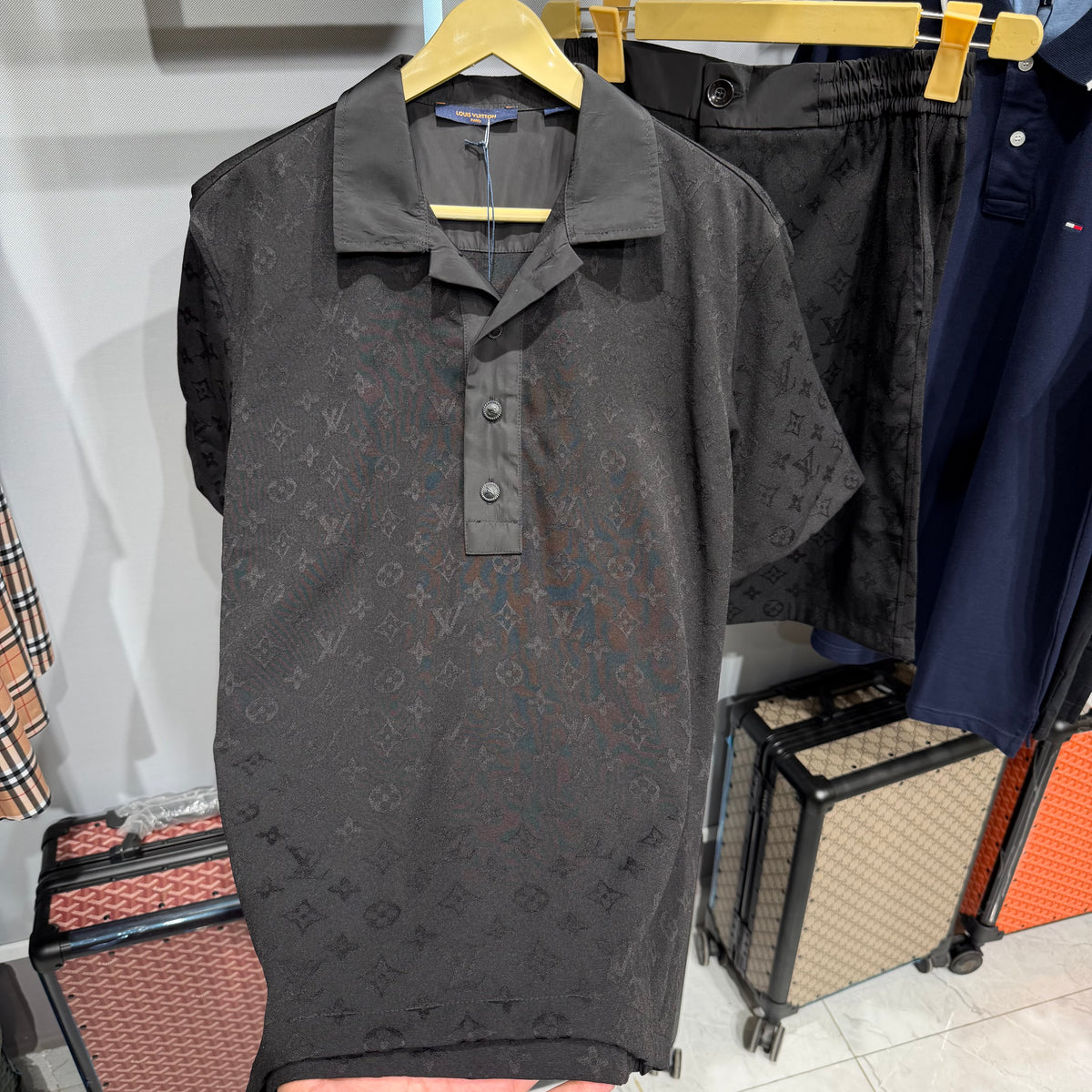 Turkish Shirt shorts set sws