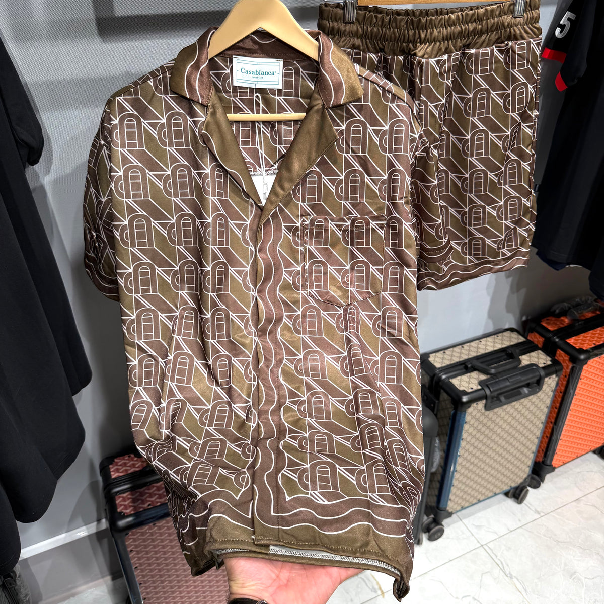 Turkish Shirt shorts set sws