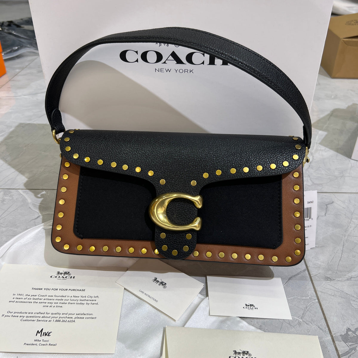 Branded Studded Bag