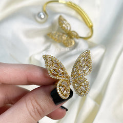 Zirconic butterfly set