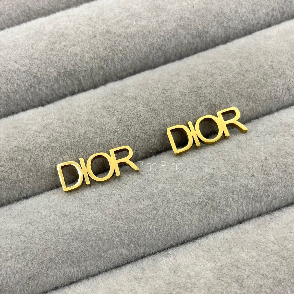 Iconic Letters Stud Earings