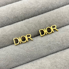 Iconic Letters Stud Earings