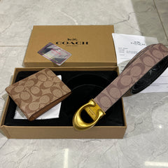 Coach Wallet and belt Giftbox