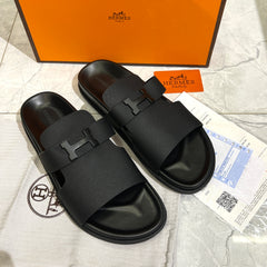 HERMES 'BLACK HIGH QUALITY SLIDE