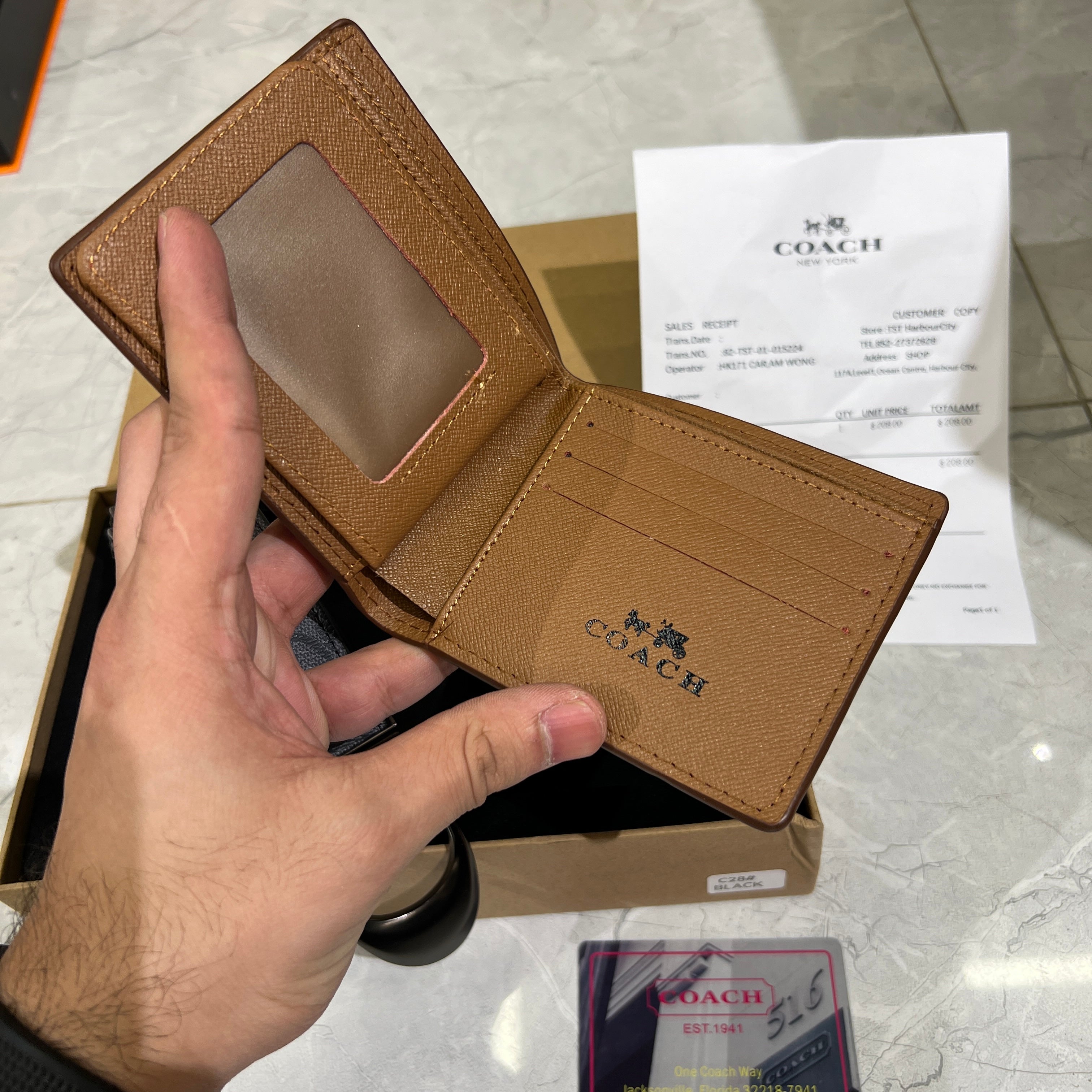 COH Wallet and belt Giftbox