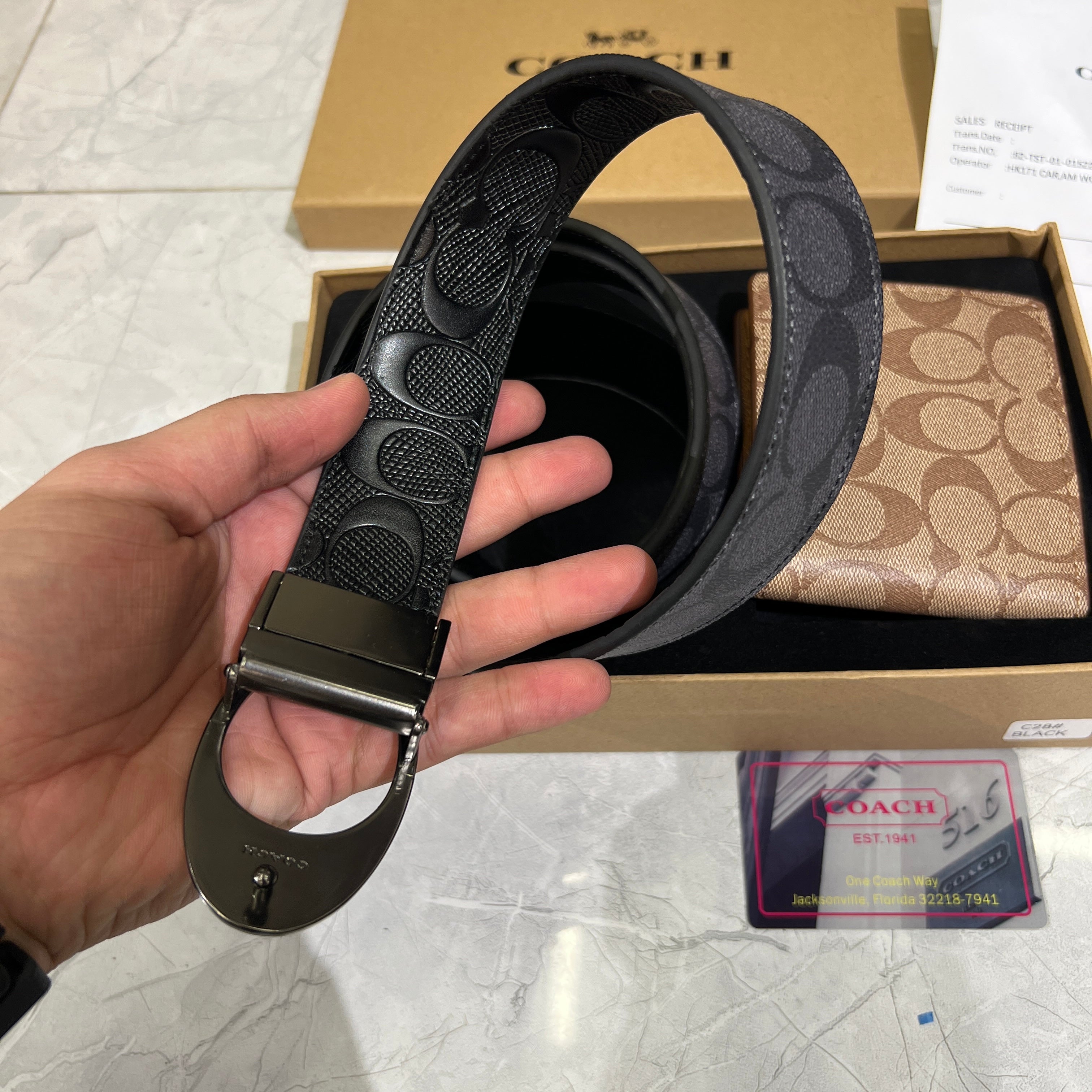 COH Wallet and belt Giftbox