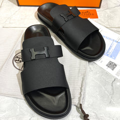 HERMES 'BLACK HIGH QUALITY SLIDE