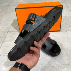HERMES 'DNB LEATHER HIGH QUALITY SLIDE
