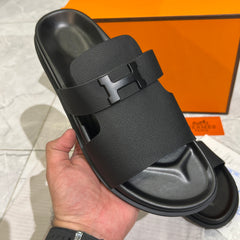 HERMES 'BLACK HIGH QUALITY SLIDE