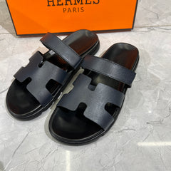 HERMES 'DNB LEATHER HIGH QUALITY SLIDE