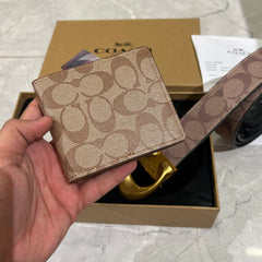 Coach Wallet and belt Giftbox